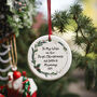 To My Wife On Her First Christmas As A Mummy Personalised Wreath Tree Decoration, thumbnail 1 of 2