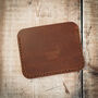 Personalised Leather Mens Minimalist Card Wallet, thumbnail 6 of 12
