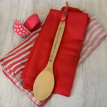 Personalised Valentines Wooden Spoon 'Spooning Partner', 2 of 2