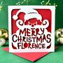 Santa's Beard Personalised Christmas Card, thumbnail 1 of 6