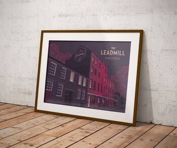 Leadmill Sheffield Travel Poster Art Print, 5 of 8