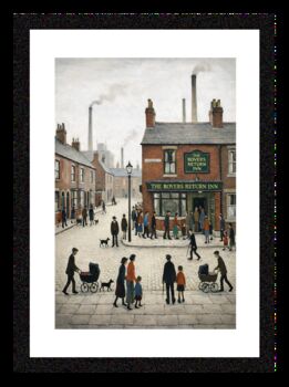 The Rovers Return Inn Lowry Style Framed Art, 2 of 2