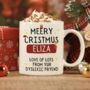 Personalised Funny Merry Christmas Mug, thumbnail 1 of 7