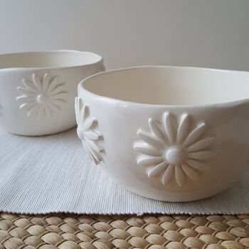 Fine Handmade Dining Floral Bowl, 5 of 8