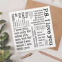 Anniversary Card With Love Quotes, thumbnail 1 of 5