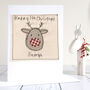 Personalised Reindeer 1st Christmas Card For Girl / Boy, thumbnail 1 of 9
