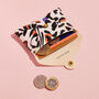 Personalised Abstract Animal Print Card + Coin Purse, thumbnail 2 of 6