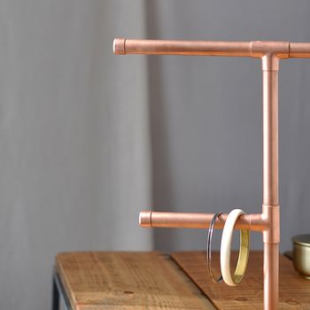 Industrial Copper Jewellery Stand, 2 of 3