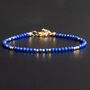 Skinny Lapis Lazuli Bracelet, thumbnail 7 of 8