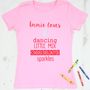 My Favourite Things Personalised Childrens T Shirt, thumbnail 3 of 4