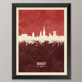 Norwich Skyline Print And Box Canvas, 6 of 6