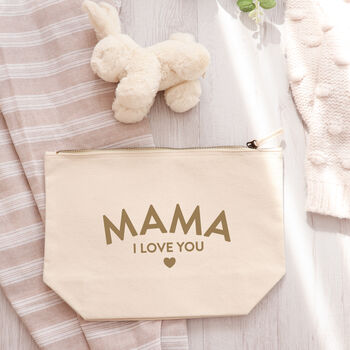 Mama I Love You Makeup Bag Gift For Mum Mother's Day, 3 of 4