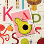 Mini A For Avocado Card, thumbnail 4 of 5