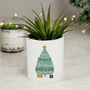 Personalised Christmas Plant Pot, thumbnail 1 of 2