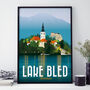 Lake Bled Art Print, thumbnail 2 of 4