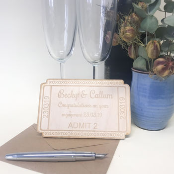 Personalised Engagement Congratulation Card, 6 of 12