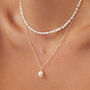 Rose/Silver/Gold Filled Large Pearl Satellite Necklace, thumbnail 1 of 9