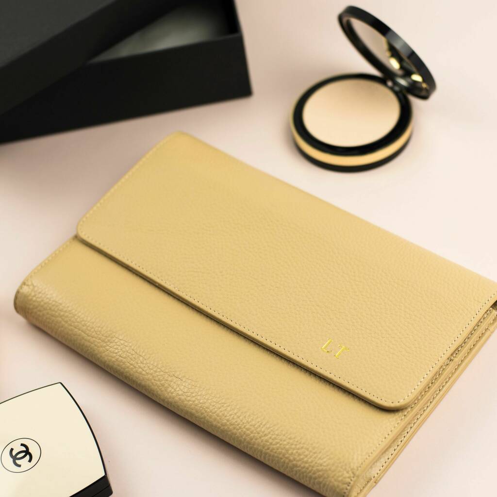 Personalised Leather Family Travel Wallet By Magpie Decor