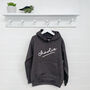 Ball Pen Style Personalised Kids Hoodie, thumbnail 3 of 4