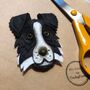 Handmade Felt Dog Brooch Or Keyring, thumbnail 9 of 12