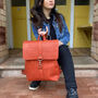 Sustainable Red Cork Backpack Medium, thumbnail 2 of 7