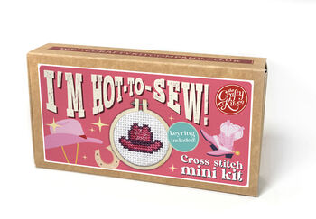 I'm Hot To Sew! Cowboy Hat Mini Matchbox Cross Stitch Kit, 3 of 6
