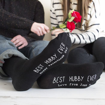 Best Husband Ever Personalised Socks, 2 of 3
