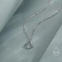 Sterling Silver Ivy Leaf Pendant Necklace, thumbnail 3 of 10