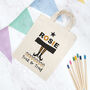 Personalised Cotton Halloween Trick Or Treat Bag, thumbnail 5 of 12