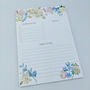 A5 Floral Schedule And Tasks Lined Notepad, thumbnail 1 of 4