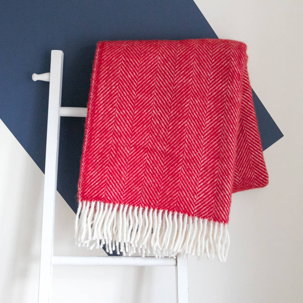 Pure New Wool Throws By Lily&Kirkby