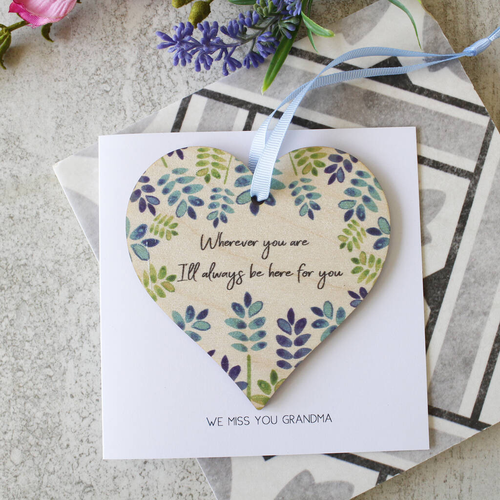 Thinking Of You Decoration And Card Letterbox Gift By Olivia Ltd