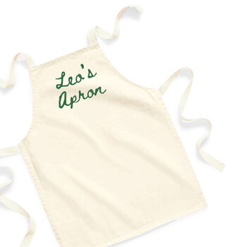 Personalised Kid's Organic Apron, 3 of 4