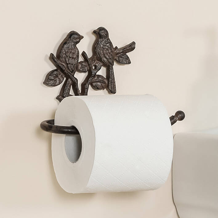 Cast Iron Garden Birds Bathroom Accessories Collection By Dibor