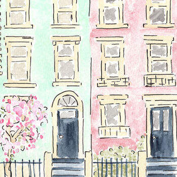 Notting Hill Row Greeting Card, 3 of 3