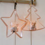 Copper Christmas Hanging Tealight Holder, thumbnail 2 of 2
