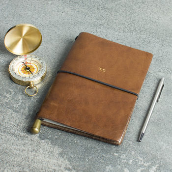Leather Travel Journal A6 Notebook Refill, 2 of 3