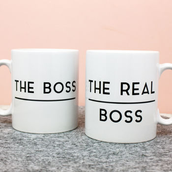 The Boss / Real Boss Mug Set, 6 of 6