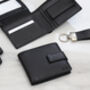 Personalised Men's Leather Wallet Flip Up Rfid Safe, thumbnail 2 of 10