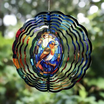 Memorial Robin Wind Spinner, 6 of 9