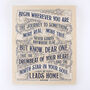 'North Star In Your Soul' Hand Lettered Print, thumbnail 6 of 8
