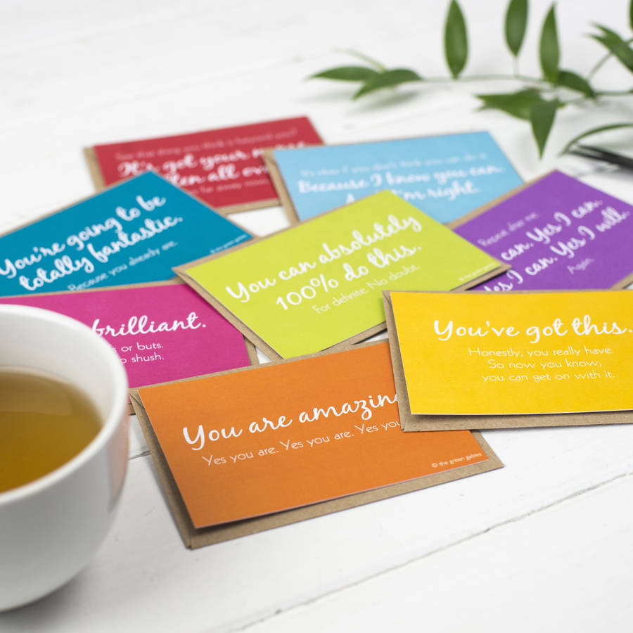 cards of encouragement by the green gables | notonthehighstreet.com