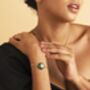Melange Green Onyx Necklace And Bracelet Jewellery Set, thumbnail 6 of 6