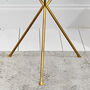 Mirrored Brass Side Table, thumbnail 4 of 5
