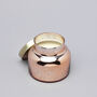 G Decor Large Aurielle Grande Linen Fragrance Hand Poured Soy Wax Jar Candle Mercury In Silver Or Rose Gold Finish, thumbnail 3 of 3