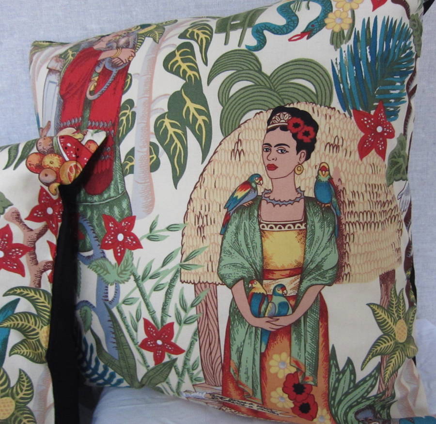 Frida Kahlo Cushion Cover By Twentysevenpalms | notonthehighstreet.com