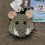 Personalised Crochet Rabbit Guinea Pig Hamster Keyring, thumbnail 5 of 11