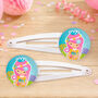 Mermaid Snap Hair Clips, Set Of Two, Party Accessory, thumbnail 1 of 2
