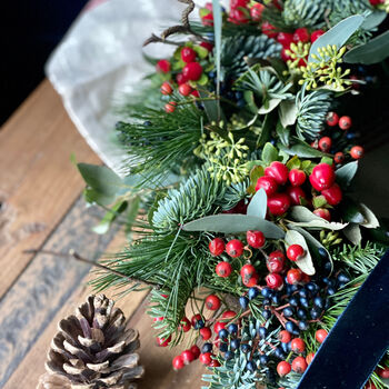 Christmas Berry And Foliage Wreath, 10 of 12