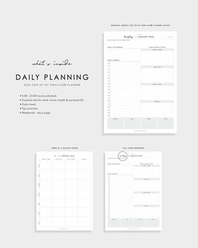 2026 Weekly Life Planner • Ceo Of My Own Life® • Black Vegan Leather, 6 of 9